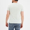 T-shirt en coton manches courtes vert pastel homme