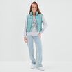 Doudoune sans manches imperméable vert femme