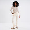 T-shirt à manches longues beige femme