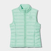 Doudoune l&eacute;g&egrave;re sans manches imperm&eacute;able vert pastel fille