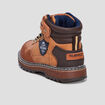 Bottines à lacets Trappeur marron cognac garçon