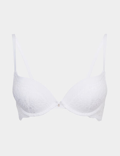 Soutien-gorge push-up blanc femme
