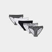 Lot 5 culottes coton noir femme