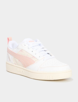 Tennis basses &agrave; lacets Puma rose femme