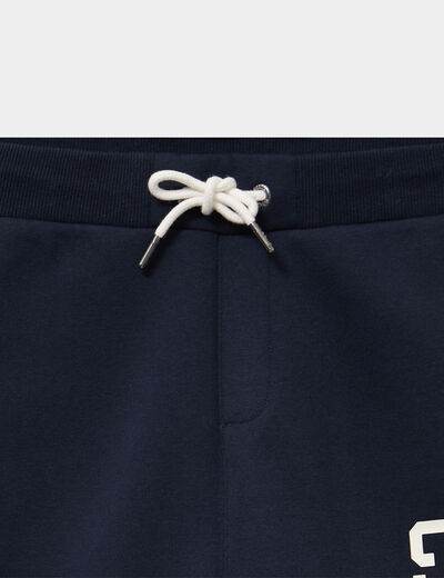Pantalon de jogging coupe regular bleu marine gar&ccedil;on