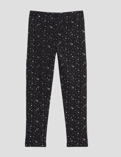 Legging doublé noir fille