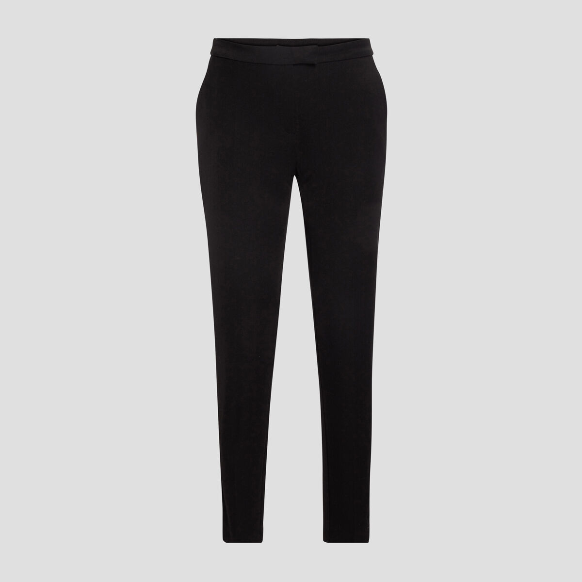 Pantalon carotte noir femme
