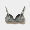 Lot 2 soutiens-gorge triangles padd&eacute;s vert clair femme
