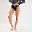 Culotte en coton bleu marine femme