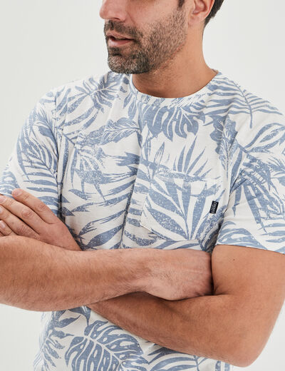 T-shirt manches courtes Creeks bleu homme