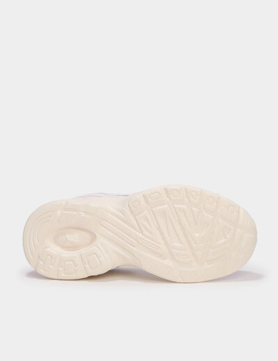 Baskets running &agrave; lacets Puma Milenio rose champagne fille