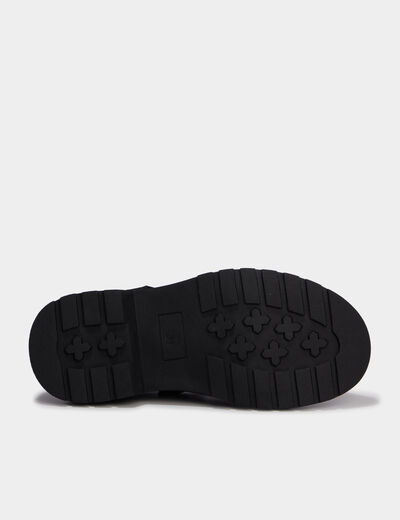 Babies salom&eacute; vernies noir fille