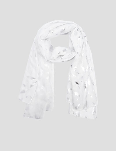 Foulard ecru femme