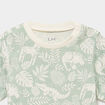 T-shirt manches courtes coton vert pastel b&eacute;b&eacute; gar&ccedil;on