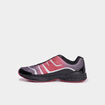 Baskets plates running élastiquées rouge homme