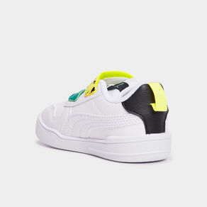 tennis basses a scratchs puma blanc bebeg Tennis basses à scratchs Puma blanc bébé garçon