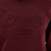 Sweat hoodie 1 poche et capuche prune homme