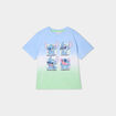 T-shirt manches courtes coton Stitch multicolore fille