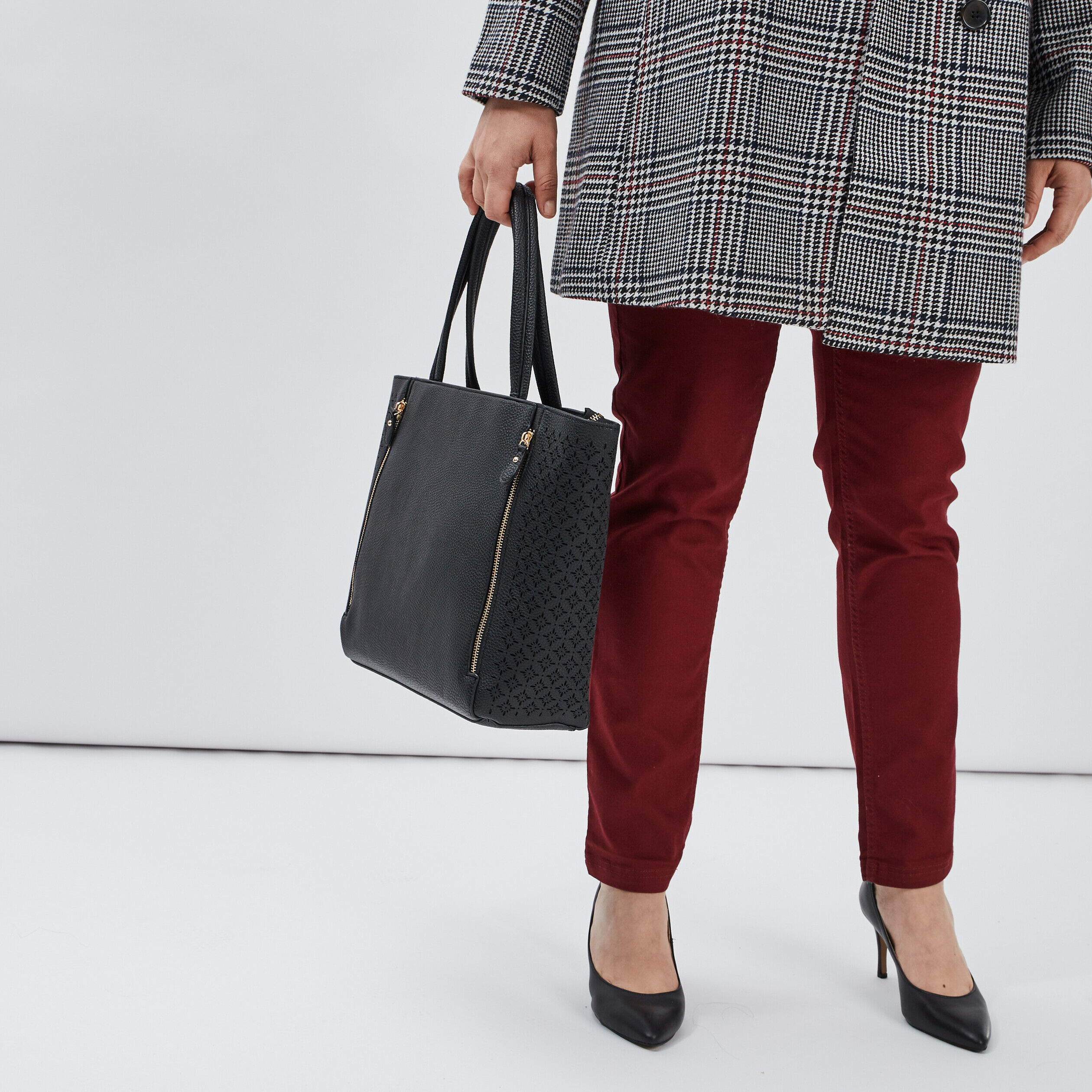 Sac vernis noir la halle deals