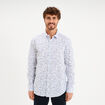 Chemise ajust&eacute;e manches longues beige homme