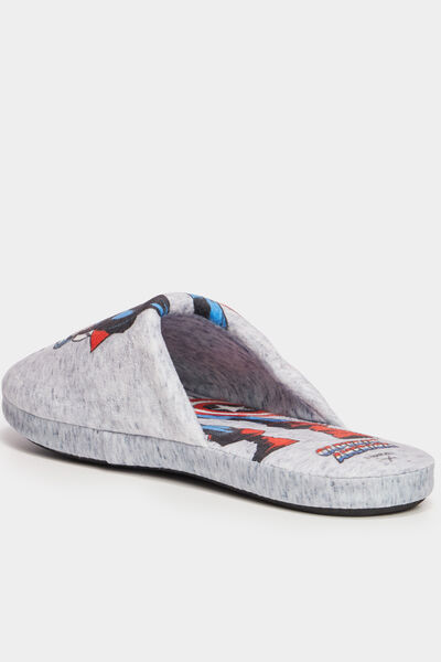 Chaussons mules Marvel Captain America multicolore homme