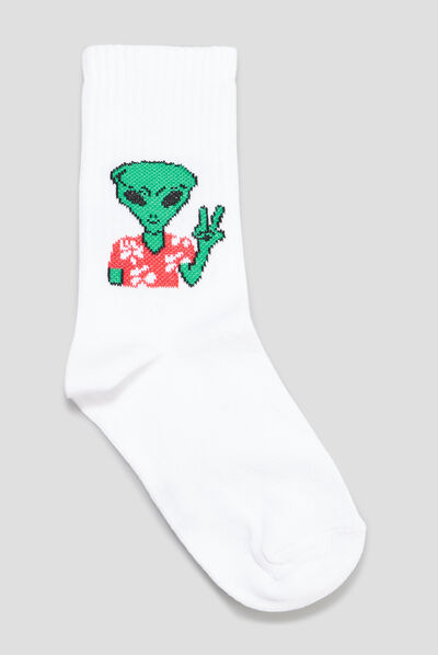 Lot 3 paires chaussettes blanc garçon