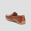 Mocassins en cuir marron homme