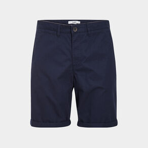 Bermuda chino regular bleu marine homme