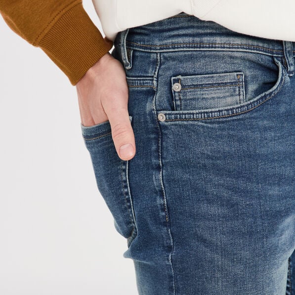 jeans slim 5 poches denim dirty homme Jeans slim 5 poches denim dirty homme