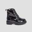 Bottines crant&eacute;es zipp&eacute;es Liberto noir fille