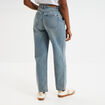 Jeans mom 7/8ème taille haute Creeks denim dirty femme