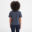 T-shirt manches courtes coton Stitch gris foncé femme