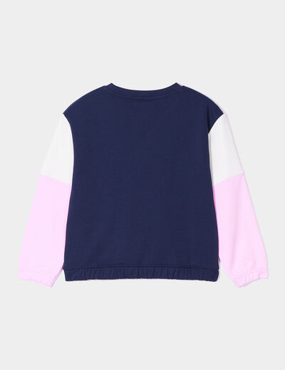Ensemble jogging sweat pantalon Creeks bleu marine fille