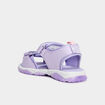 Sandales semelle lumineuse Reine neiges violet fille