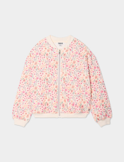 Gilet matelassé zippé Creeks beige fille