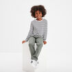 Pantalon regular avec poches vert kaki garçon