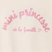 Sweat col rond manches longues creme b&eacute;b&eacute; fille