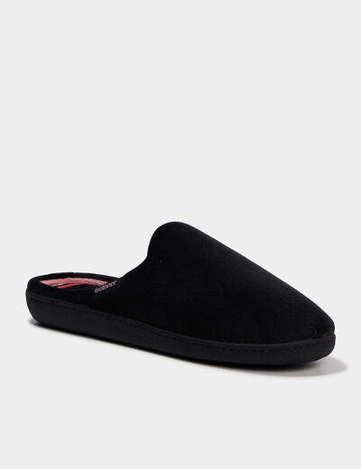 Chaussons mules Isotoner ecru femme