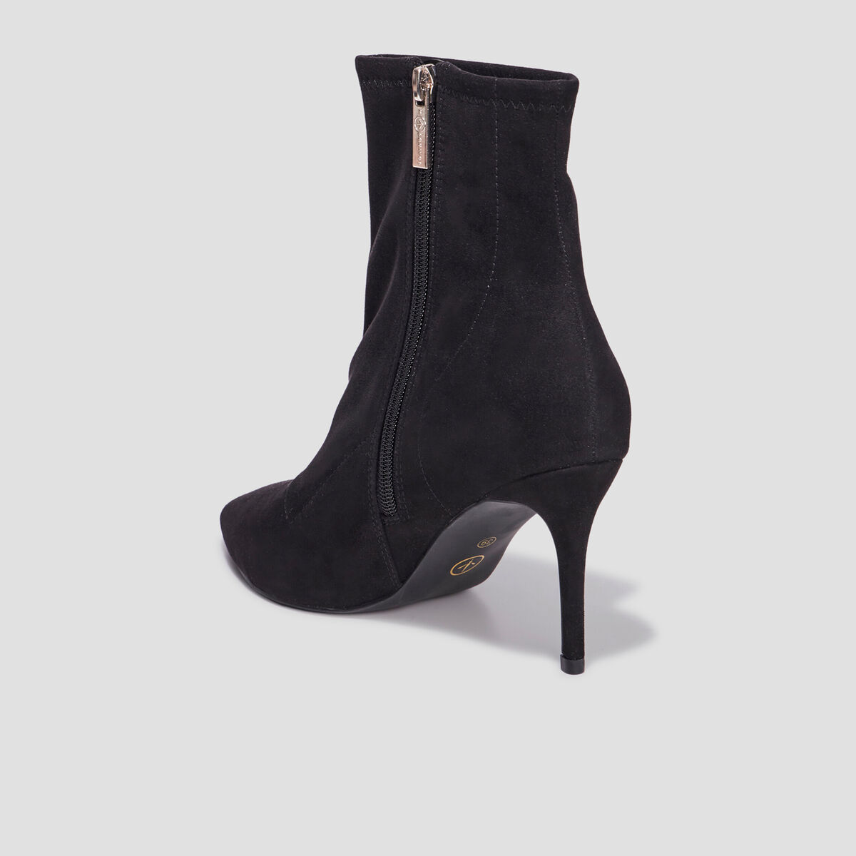 Bottines bouts pointus talons aiguilles noir femme