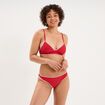 Bas de maillot de bain rouge femme