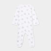Dors-bien manches longues boutonné coton blanc bébé
