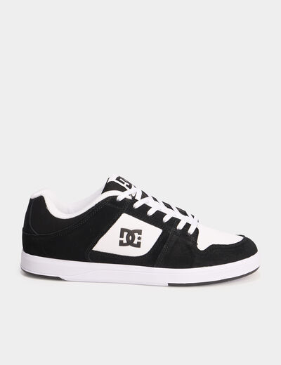 Baskets en cuir su&eacute;dine antid&eacute;rapantes multicolore homme
