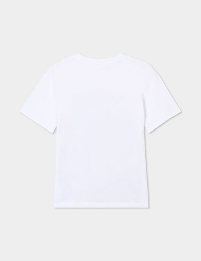 T-shirt manches courtes Naruto blanc garçon