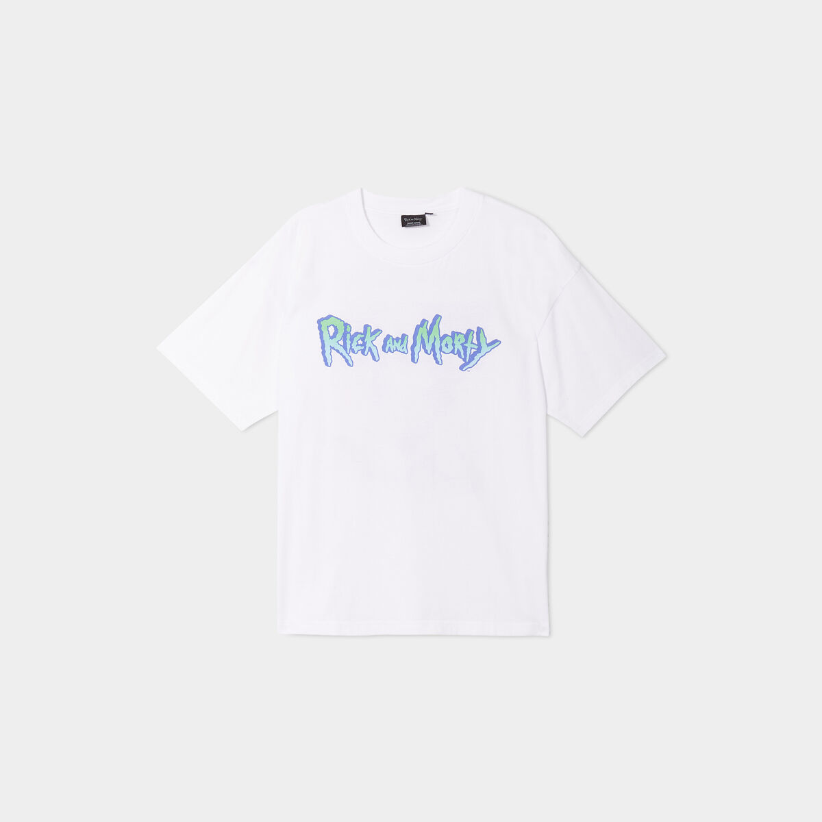 T-shirt manches courtes Rick et Morty blanc homme