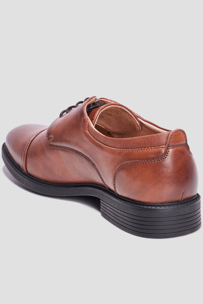 Derbies lac&eacute;es marron homme