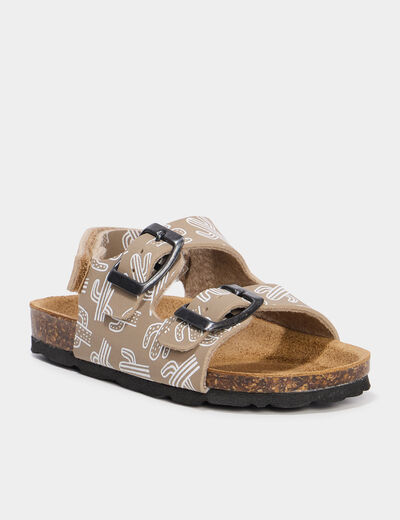 Sandales avec boucles bleu garçon
