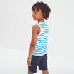 Ensemble 2 pièces short et débardeur bleu garçon