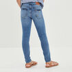 Jeans skinny brodé Creeks denim double stone fille
