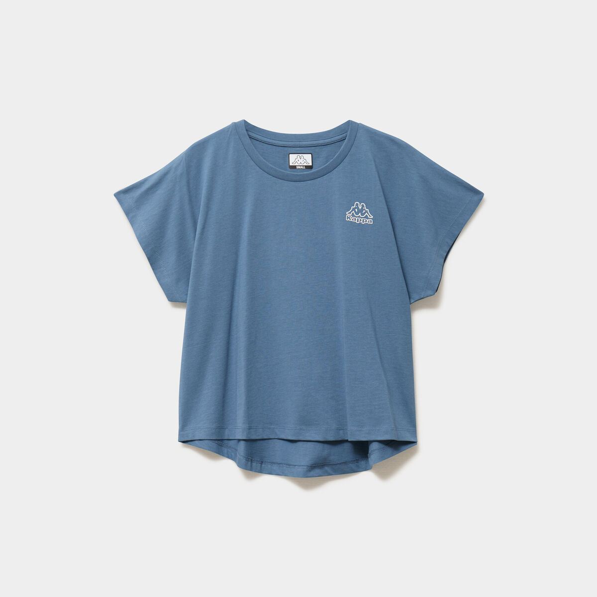 T-shirt manches courtes coton Kappa bleu femme