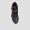 Baskets montantes &agrave; scratch sur l'avant noir homme